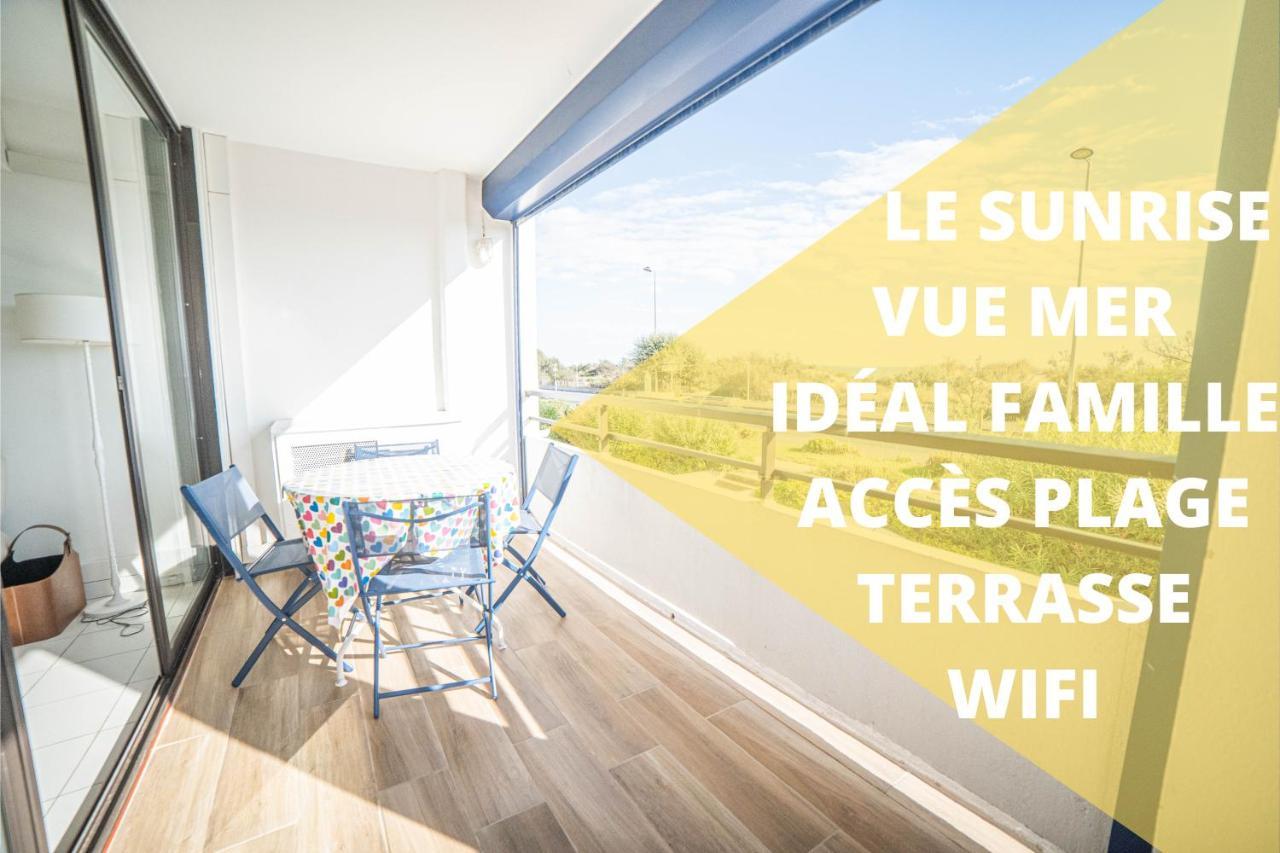 Le Sunrise Vue Mer Acces Plage- Spacieux-2 Terrasses-Wifi - Confort -Top Pros Servicesconciergerielagrandemotte La Grande-Motte Zewnętrze zdjęcie