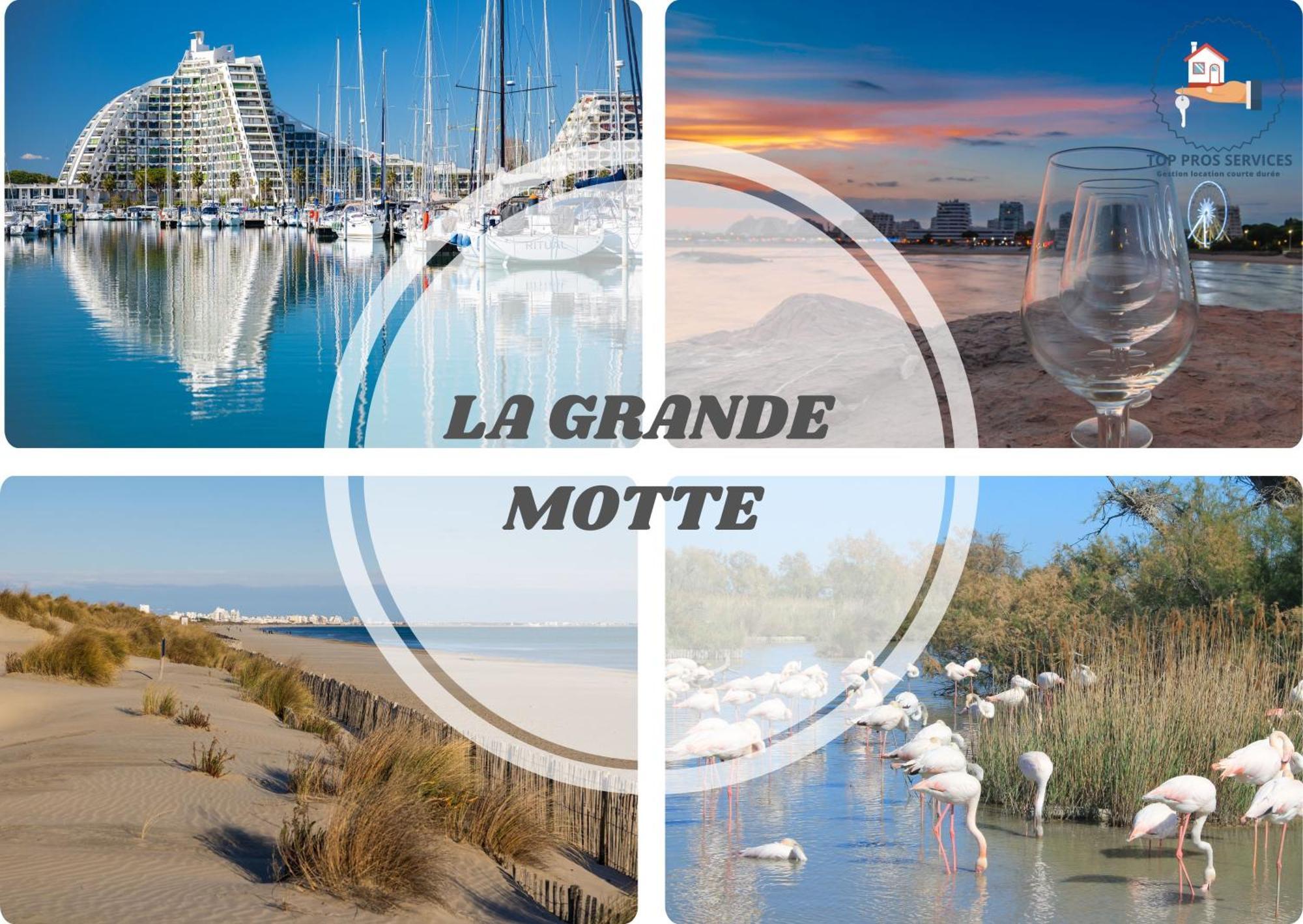Le Sunrise Vue Mer Acces Plage- Spacieux-2 Terrasses-Wifi - Confort -Top Pros Servicesconciergerielagrandemotte La Grande-Motte Zewnętrze zdjęcie